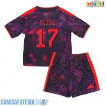 Camisa de time de futebol Bayern Munich Michael Olise #17 Replicas 3º Equipamento Infantil 2026-27 Manga Curta (+ Calças curtas)